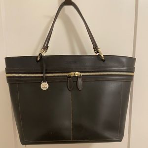 Dooney & Bourke Leather Handbag with laptop insert.